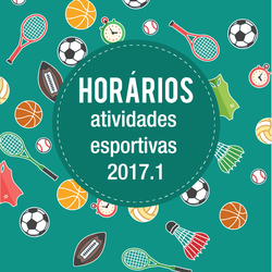 #15686 Divulgados horários das atividades esportivas para o semestre 2017.1