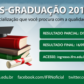 #16156 Divulgado resultado final da pós-graduação lato sensu 2014.2