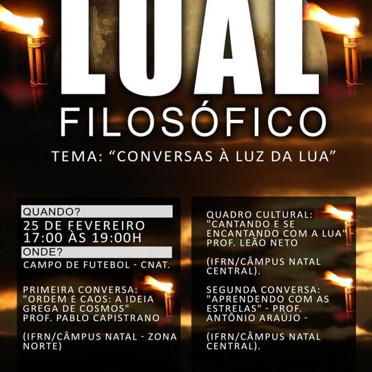 #16245 Luau Filosófico acontece dia 25 no Campus