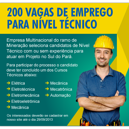 #16341 IFRN firmou parceria com empresa multinacional do setor de Mineração para seleção de 200 profissionais