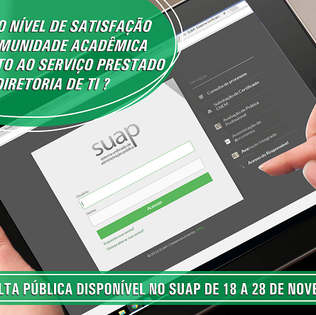 #16533 Diretoria de TI realiza consulta pública entre a comunidade acadêmica