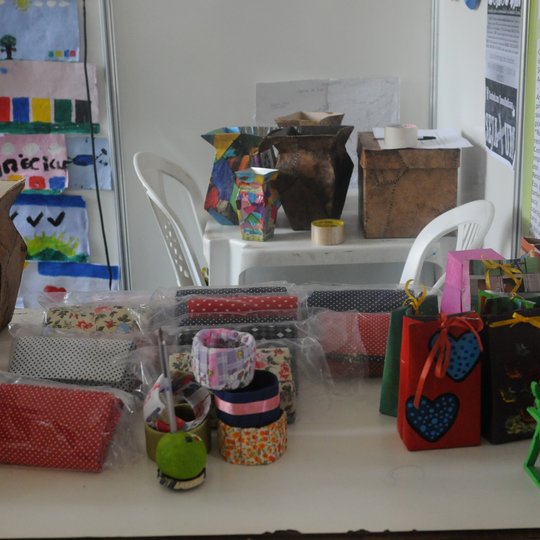 #16656 Projeto de extensão Reciclagem e Reutilização: transformando resíduos sólidos em arte educativa” na EXPOTEC