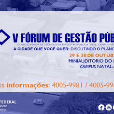 #16665 "Fórum de Gestão Pública" acontece nos dias 29 e 30 de outubro