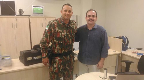 Tenente Madeiro e professor Pedro Câncio