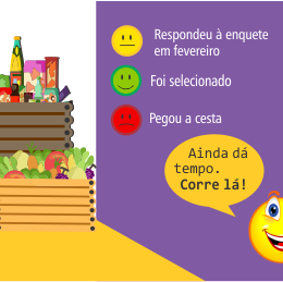 #16865 Alunos contemplados com as cestas alimentícias devem ir ao campus nos dias 16 e 17/03