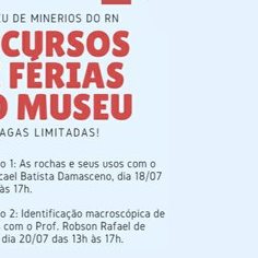 #16986 Abertas inscrições para o "II Curso de Férias do Museu de Minérios"