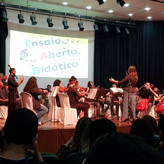 #17156 O som da arte: auditório do CNAT é palco da Orquestra Jovem Popular do IFRN