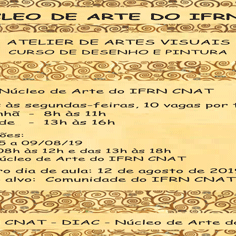 #17213 Núcleo de Arte abre inscrições para curso de desenho e pintura