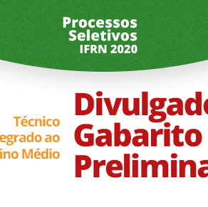 #17268 Técnico Integrado 2020: divulgado o gabarito preliminar e caderno de prova
