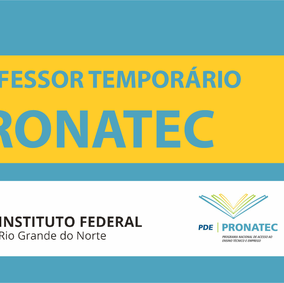 #17328 Divulgado resultado final da seleção para professores do Pronatec