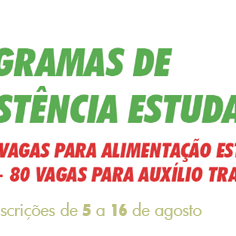 #17413 Campus Natal-Central oferta vagas para programas de assistência estudantil