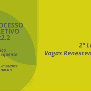 #17589  CNAT divulga 2ª lista de Vagas Remanescentes do Subsequente