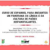 #17653 NUPEL abre inscrições para o curso de Espanhol para iniciantes