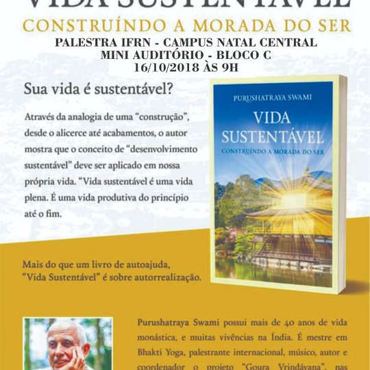 #17793 COAS promove palestra “Vida Sustentável, Construindo a Moradia do Ser”