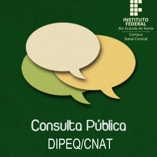 #17920 Diretoria de Pesquisa e Inovação disponibiliza avaliação de consulta pública no SUAP até dia 31/07