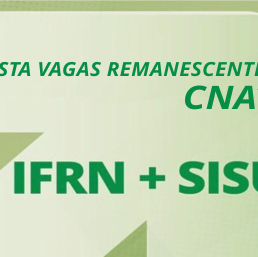 #17924 Publicada 4ª Lista de Vagas Remanescentes para o SiSU 2021.1