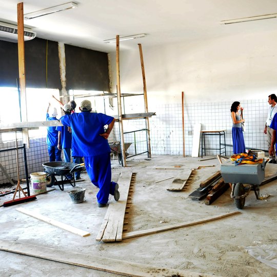 #17945 Administração do CNAT aproveita férias para montar sala de aula modelo