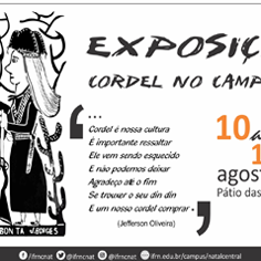 #17987 "Exposição Cordel no Campus II" acontece de 10 a 16/08
