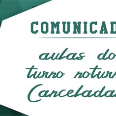 #17996 Campus Natal-Central suspende as aulas do turno noturno