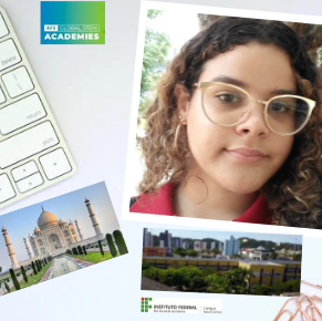 #18305 Aluna do CNAT é selecionada para bolsa da AFS Global STEM Academies