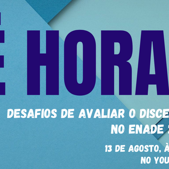 #18482 Evento sobre ENADE será no próximo dia 13/08