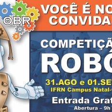 #18533 Olimpíada Brasileira de Robótica ocorre no CNAT nos dias 31/08 e 01/09