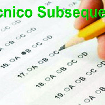 #18554 Publicado resultado final dos cursos Técnicos Subsequentes
