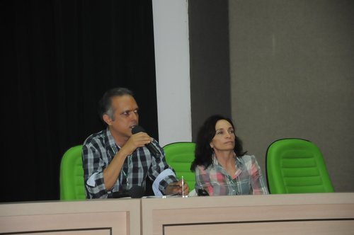 Diretor-geral José Arnóbio e diretora de Ensino, Tânia Costa. Foto: André Salustino