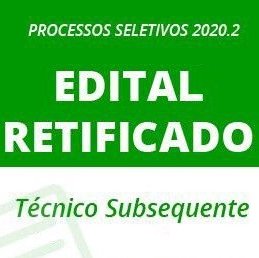 #18844 Coordenação de Acesso Discente altera edital nº 12/2020