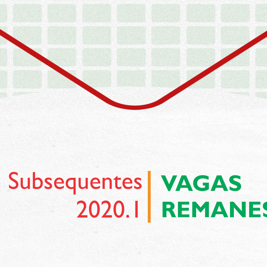 #18862 1ª Lista de Vagas Remanescentes Técnicos Subsequentes 2020.1