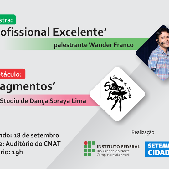#18867 Palestra ‘Profissional Excelente’ de Wander Franco é ministrada dia 18 no CNAT