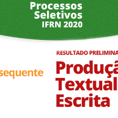 #18981 Técnico Subsequente 2020.1: divulgado o resultado preliminar