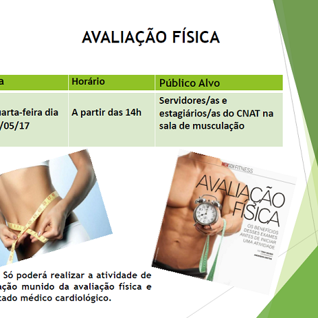 #19422 COAS convoca servidores e estagiários para avaliação física