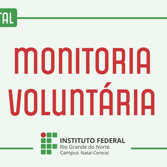 #19461 Licenciatura em Geografia seleciona monitores voluntários 