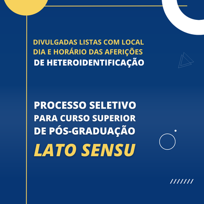 #19547 Divulgadas listas com horário das aferições de heteroidentificação