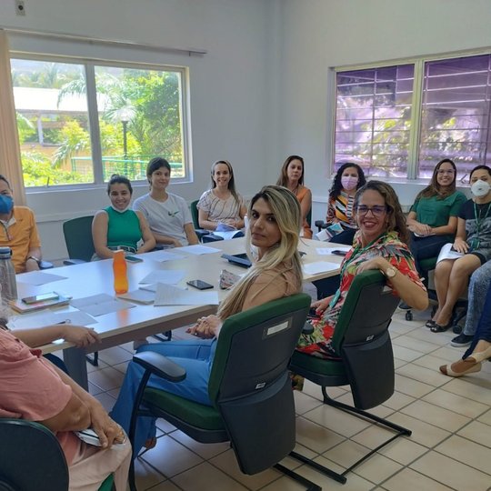 #19666 Equipe multiprofissional do Cnat realiza reunião de planejamento do 2º semestre letivo