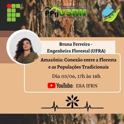 #19749 Conexão com a floresta Amazônica será foco de palestra, às 17h