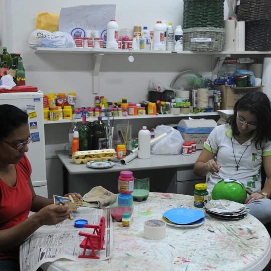 #19770 Projeto de Reciclagem e Reutilização confecciona produtos para EXPOTEC