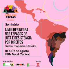 #19793 Negedi realizará seminário sobre a luta da mulher negra