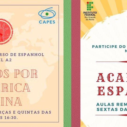 #19820  Abertas inscrições para oficinas de Letras Espanhol do Campus Natal-Central