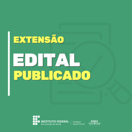 Edital Extensão - Publicado