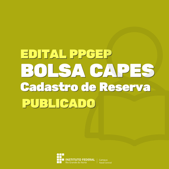 Edital Bolsa Capes