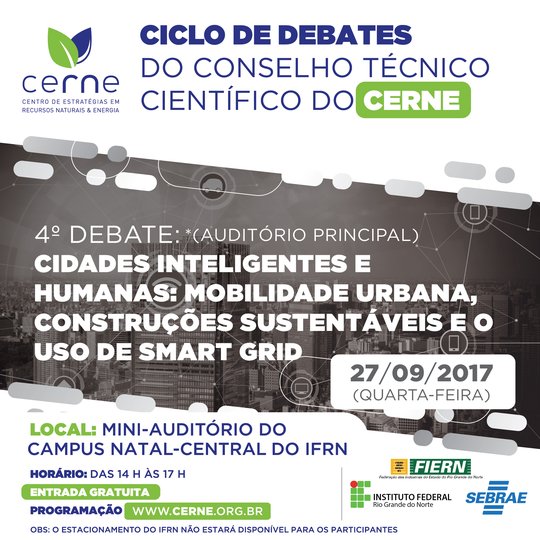 #20079 Ciclo de Debates vai acontecer no próximo dia 27/09