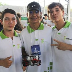 2023 - Equipe de robótica na III EXPOTEC 1