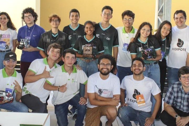 2023 - Equipe de robótica na III EXPOTEC 3