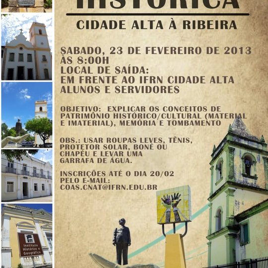 #20308 Inscrições encerradas para a caminhada histórica 