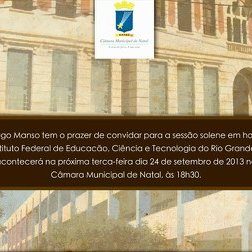 #20340 IFRN recebe homenagem na Câmara Municipal de Natal