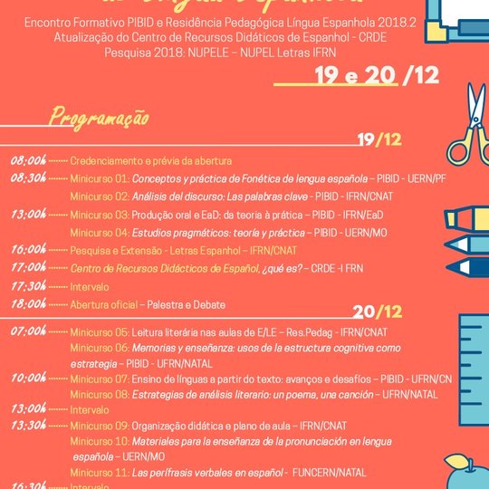 #20365 Evento "A formação de professores de língua espanhola" abre inscrições