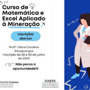 #20524 Diaren promove Curso de Matemática e Excel aplicado à mineração