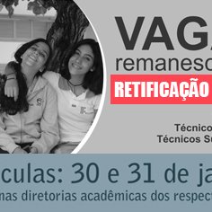 #20542 Campus convoca novos candidatos após retificação da 2ª Chamada do Integrado e Subsequente